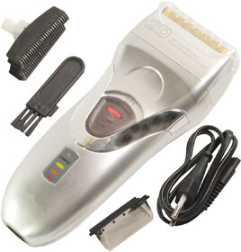Rechargeable Double Bladed Hair Shaver with Trimmer Clipper for Men 05