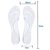 Aeoss silicone seven points pad half-size  invisible arch anti-slip pad shock-absorbing shoes high heels insole