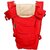 JOHN RICHARD Adjustable Hands-Free 4-in-1 Baby Carry Bag with Comfortable Head Support  Buckle Straps (Red)