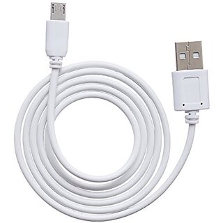                       USB Data cable High Speed 1 Meter for Mobile Charging, Data Transfer for all Smartphone(White)                                              