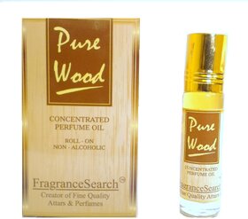 Fragrance Search Pure Wood 8Ml Perfume Oil/Attar Non Alcoholic