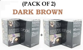 Caboki Hair Building Fibers 25Gm  Pack Of 2 Dark Brown -Best Seller Best Quality At Best Rate