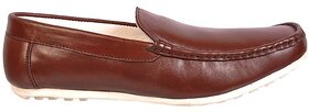 Brown Lofar Leather Shooes