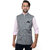 Buyshoe Men's Grey Comfort Fit Nehru Jacket
