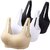 Air Bra for Girls and Women Pack of 3 Black White and Skin (Free Size)