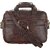 O.K. International 100 Genuine Leather 11 inches laptop bag for laptop/ cash/ messenger/ office
