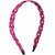 Fayon Trendy Costume Pink Crises cross Hair Band