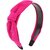 Fayon Weekend Party Pink Velvet Bow Hair Band
