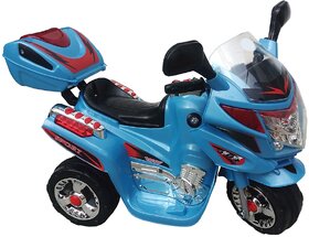 Oh Baby, Baby Battery Operated Bike Blue Color With Musical Sound And Back Basket For Your Kids SE-BOB-05