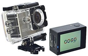 GOSO Waterproof Sport Action Camera, Wi-Fi HD 1080P 12MP 170 Degree View Angle  2.0 inch LCD with Mounting Accessories
