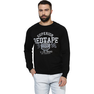 Buy Red Tape Men Black Sweat Shirts 