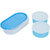 3in1 Blue Container-2 Plastic container1 chappati tray