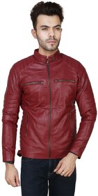 Demind pu leather jacket