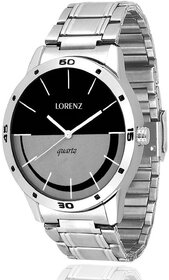 Lorenz 1052A Stainless Steel Black-Grey Premium Look Analog Watch For Men