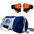 CP Bigbasket Combo Set Polyester 40 Ltrs Blue Sport Gym Duffle Bag, Netted Gym  Fitness Gloves (Orange)