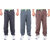 Ketex Multicolor Hosiery Trackpants Pack of 3 For Men