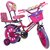 eStofers OllmiiTM Bikes, 14 Inch Kids Cycle With Side Wheels (Pink) For The Age Group Of 3 To 6 Years