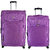 Timus Upbeat Spinner Wine 65 & 75 cm 4 Wheel Strolley Suitcase SET OF 2 Expandable  Check-in Luggage - 28 inch (Purple)