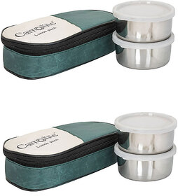 Combo 2 in 1 Mehndi Lunchbox-4 Steel Container