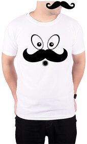 Mooch Wale Funny Mooch Cartoon  White Quick-Dri T-shirt For Men