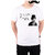 Mooch Wale Charlie Chaplin They Always Smile  White Quick-Dri T-shirt For Men