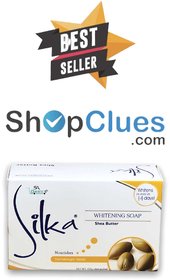 Silka Shea Butter Whitening Soap 135g (Pack of 1)