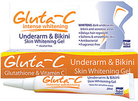 Gluta C Intensive Whitening Underarm and Skin Whitening Gel 20ml (Pack Of 1)