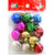 Christmas Decoration Hanging- Ornate Baubles Assorted Colours