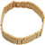 Sanaa Creations Valentine Special Gold Cross Strand Alloy Bracelet for men