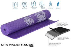 Home Exercise AIR LITE Non Slip TPE surface for Women & Men for Pilates Unbeatable 6mm Thickness Yoga Mat with Alignment lines Free Carrying Strap Fitness 