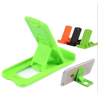 KSJ Small Plastic Mobile Holder For Mobile  Tablet  (Assorted Colors)