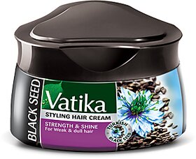 Vatika Strength  Shine For Weak  Dull Hair Black Sesame Cream 140ml (Pack of 1)