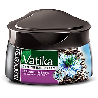 Vatika Strength  Shine For Weak  Dull Hair Black Sesame Cream 140ml (Pack of 1)