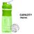 Strauss Blender Shaker Bottle 760ml, (Green)