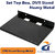 Home Black Steel Wall Mount Stand For Set Top Box/ DVD Player