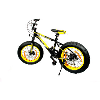 Buy COSMIC FATSO 7 SPEED 20 INCH BICYCLE BLACK YELLOW Online 12500 from ShopClues