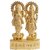 Goldcave Metal Gold Plated Ganesh Laxmi Idols (7 Cms)