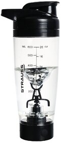 Strauss Automatic Shaker Bottle, 600ml (Black)