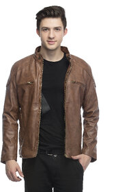 Emblazon Men's Brown Casual Jacket