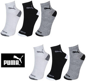 Branded Men Ankle Length Socks Combo Pack ( Pack of 6 )