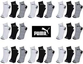 Pack of 24 Multicolor Cotton Ankle Length Socks For Men