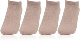 Womens Cotton Skin Secret Length 4 Pair of  Socks