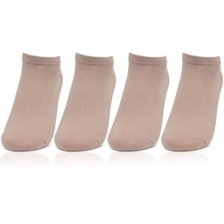 Womens Cotton Skin Secret Length 4 Pair of  Socks