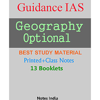 Guidance IAS Geography Optional Class Notes Printed Notes