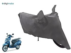 Universal Water Resistant Grey Polyester Scooter Cover With Buckle Lock