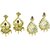 Aarsh Traditional Gold Alloy Jhumki Earrings For Women and girl