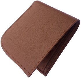 Men Casual Brown Genuine Leather Wallet