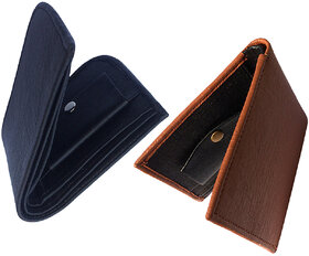 Set of Two Stylish Look Black Wallet