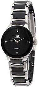 IIK Collection Round Analogue Black Dial WOMENs Watch