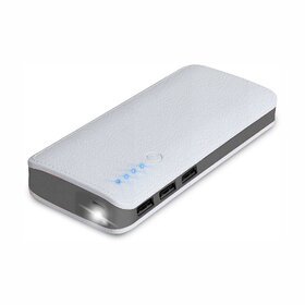 White Intex It-Pba 20k Poly 20000mah Lithium Polymer Power Bank